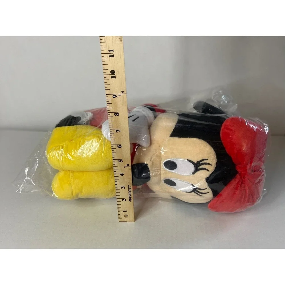 Disney Minnie Mouse Plush Red Polka Dot Dress Jay Franco‎ & Sons 15 Inch NIB